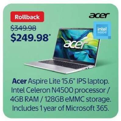 Acer Aspire Lite 15.6" IPS laptop