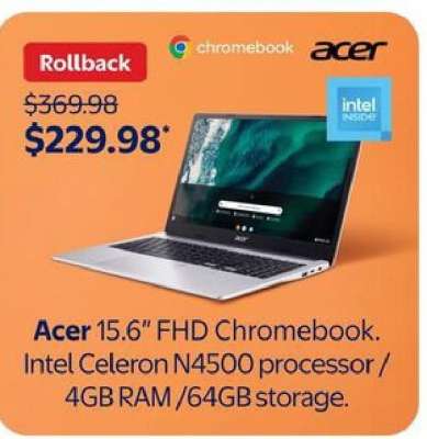 Acer 15.6" FHD Chromebook