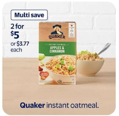 Quaker Instant Oatmeal