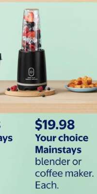 Mainstays blender or coffee maker