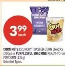 CORN NUTS CRUNCHY TOASTED CORN SNACKS