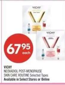 VICHY NEOVADIOL POST-MENOPAUSE SKIN CARE ROUTINE