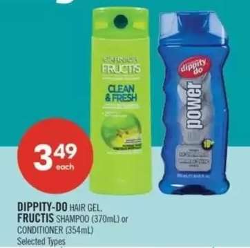 DIPPITY-DO Hair Gel / FRUCTIS Shampoo or Conditioner