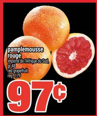 PAMPLEMOUSSE ROUGE