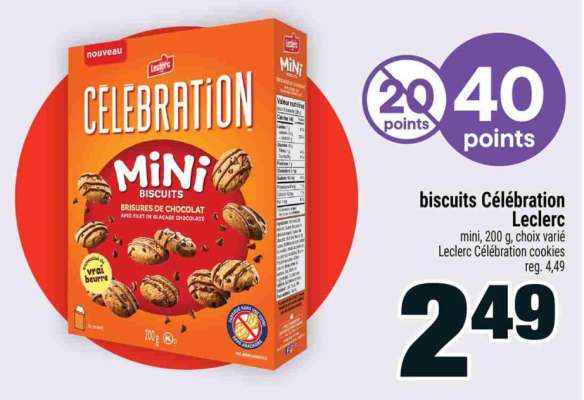BISCUITS CÉLÉBRATION LECLERC