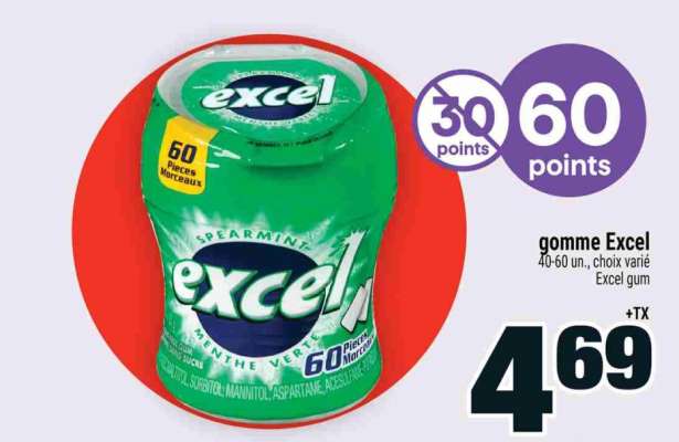gomme Excel