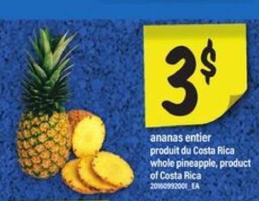 ANANAS ENTIER