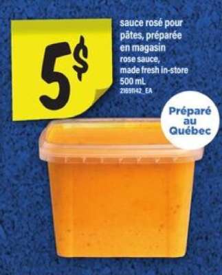 sauce rosé pour pâtes