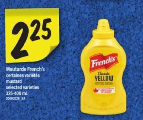 MOUTARDE FRENCH'S