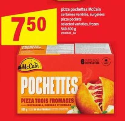 McCain Pizza Pochettes