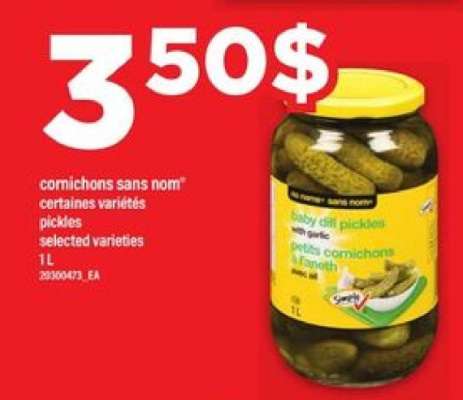 cornichons sans nom