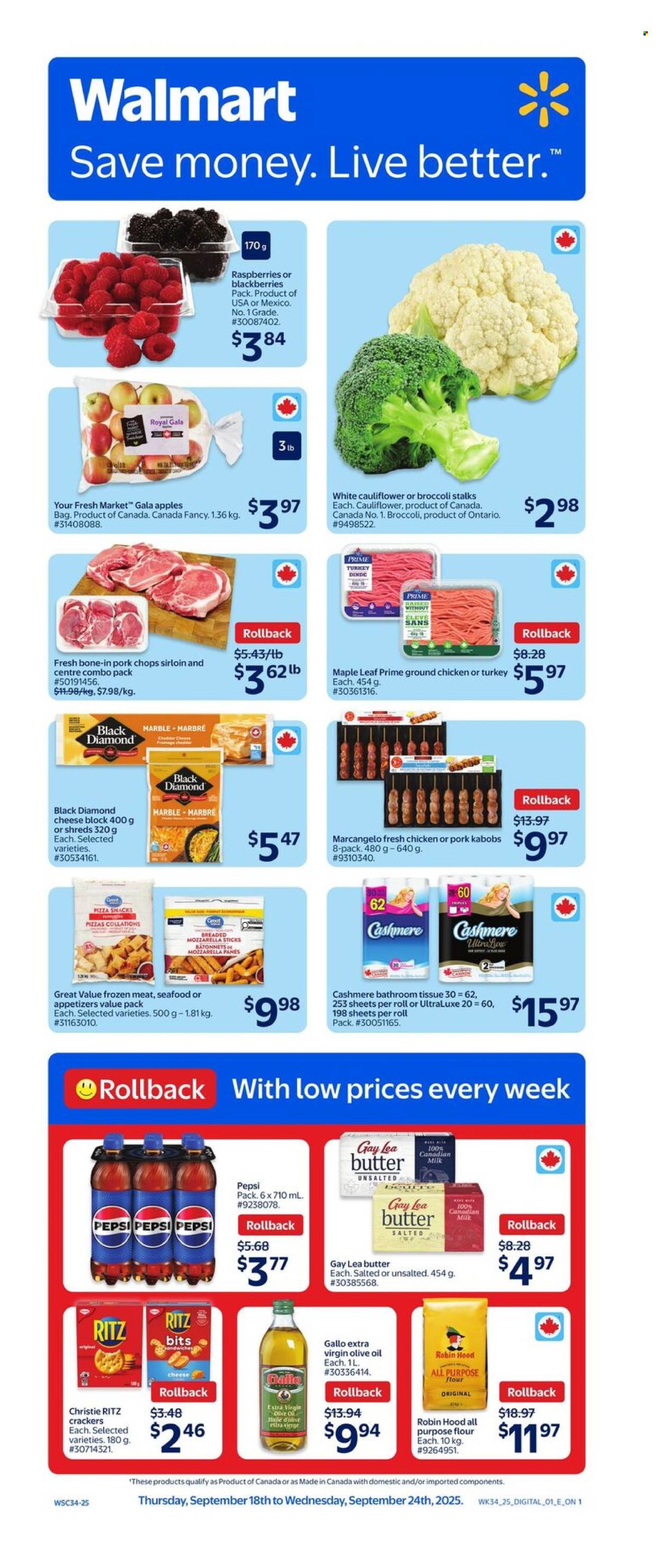 Walmart flyer - September 18, 2025 - September 24, 2025. Page 1