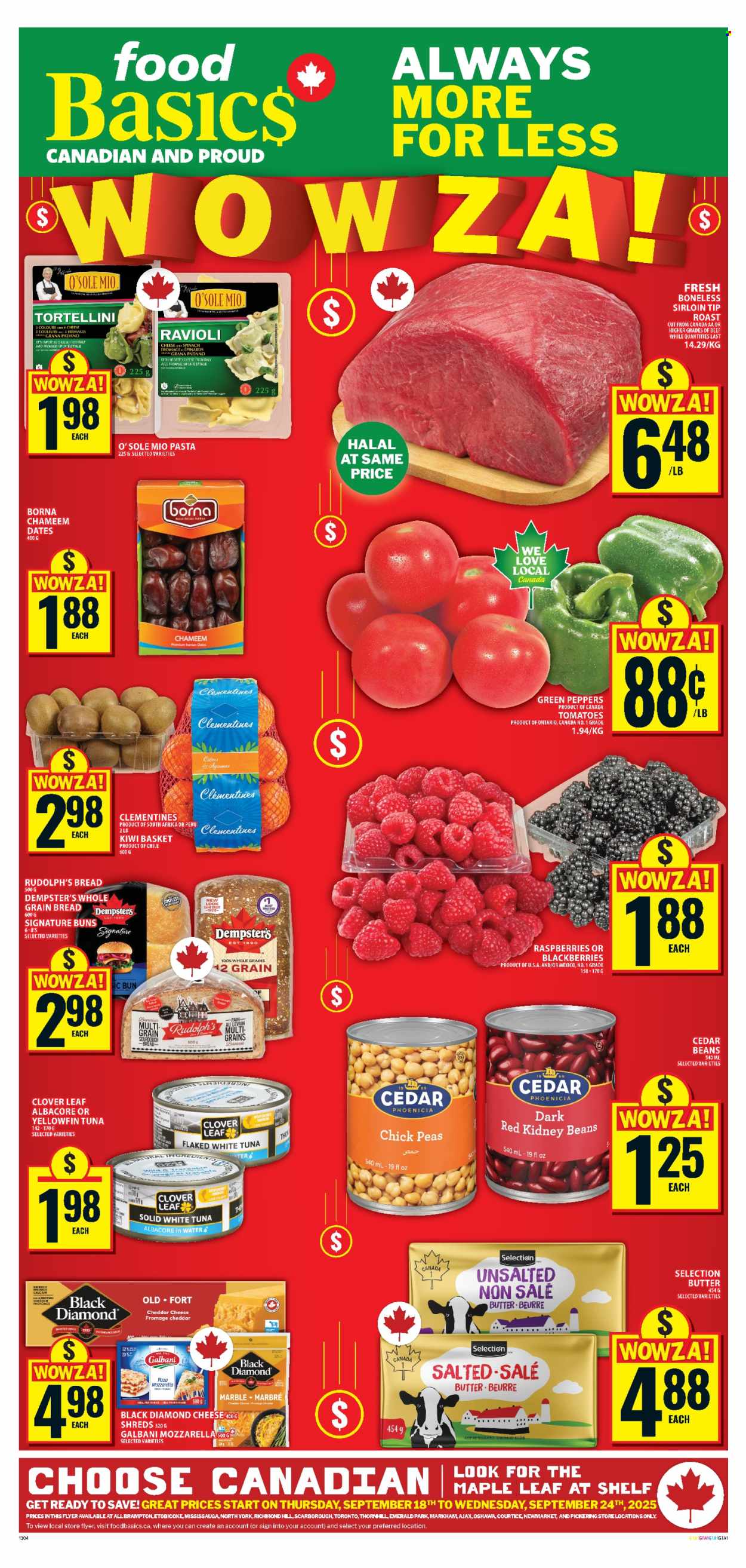Food Basics flyer - September 18, 2025 - September 24, 2025. Page 1