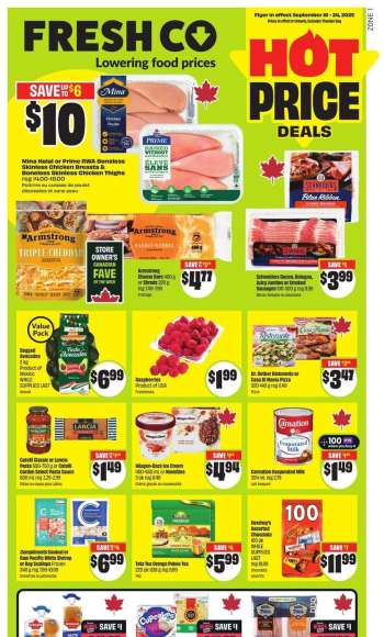 FreshCo. Flyer - September 18, 2025 - September 24, 2025.