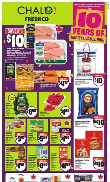 Chalo! FreshCo. Flyer - September 18, 2025 - September 24, 2025.