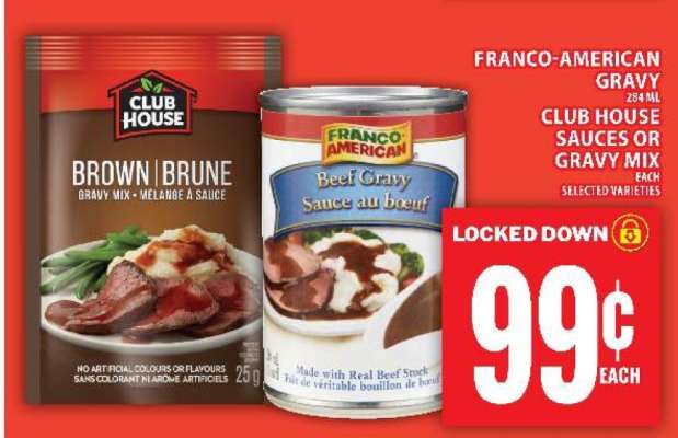 Franco-American Gravy / Club House Sauces or Gravy Mix