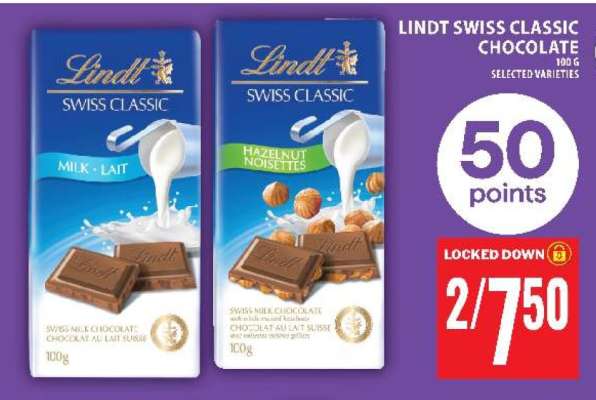 Lindt Swiss Classic Chocolate