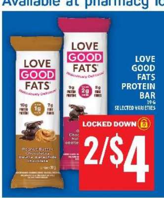 LOVE GOOD FATS PROTEIN BAR