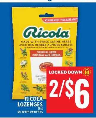 Ricola Lozenges
