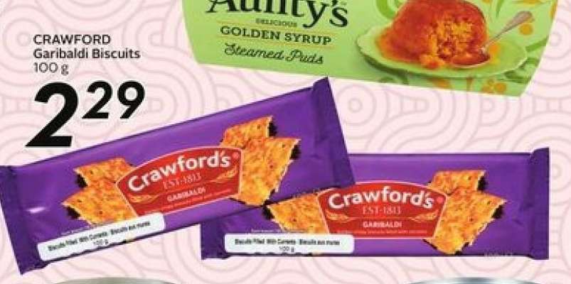Crawford Garibaldi Biscuits