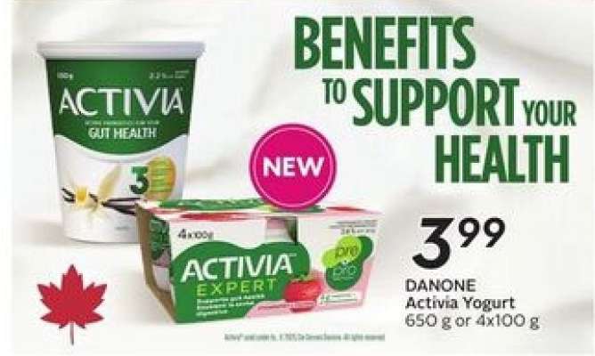 DANONE ACTIVIA YOGURT