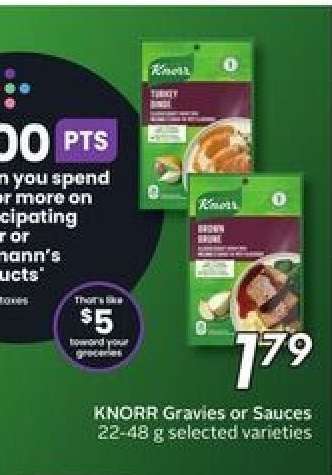 KNORR Gravies or Sauces