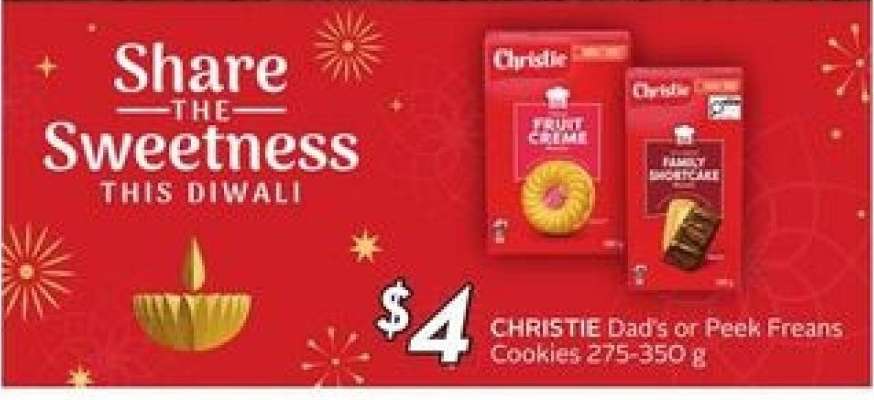 CHRISTIE Dad's or Peek Freans Cookies