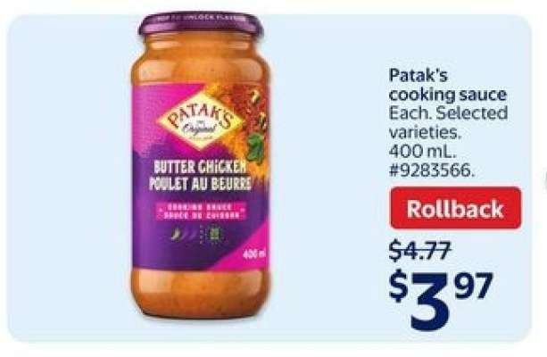 Patak's Cooking Sauce