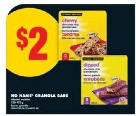 No Name Granola Bars