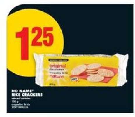 NO NAME RICE CRACKERS