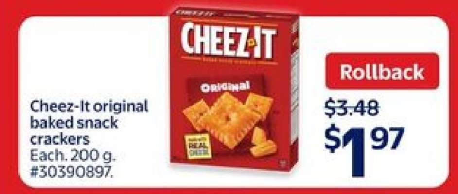 Cheez-It original baked snack crackers