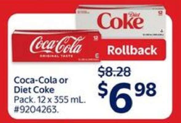 Coca-Cola or Diet Coke