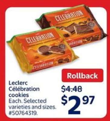 Leclerc Celebration Cookies