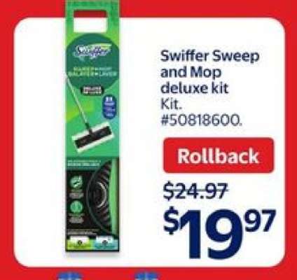 Swiffer sweep and mop deluxe kit
