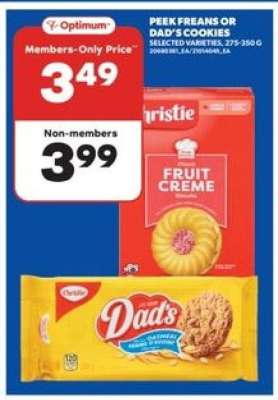 PEEK FREANS OR DAD’S COOKIES