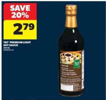 T&T Premium Light Soy Sauce