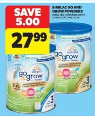 Similac Go and Grow Powders