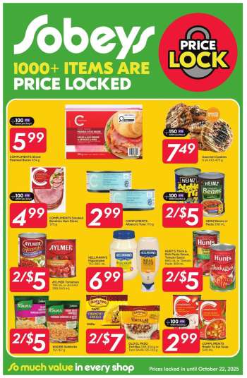 Sobeys Flyer - September 18, 2025 - October 22, 2025.