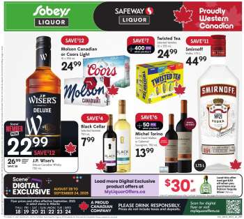 Sobeys Liquor Flyer - September 18, 2025 - September 24, 2025.