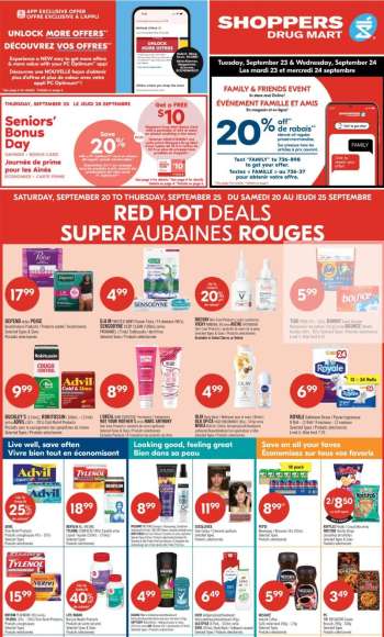 Shoppers Drug Mart Flyer - September 20, 2025 - September 25, 2025.