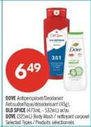 DOVE ANTIPERSPIRANT/DEODORANT
