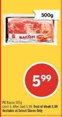 PC BACON 500g
